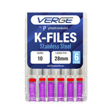 Size 10 28mm Endo K-Files, Endodontic K Files (Stainless Steel)