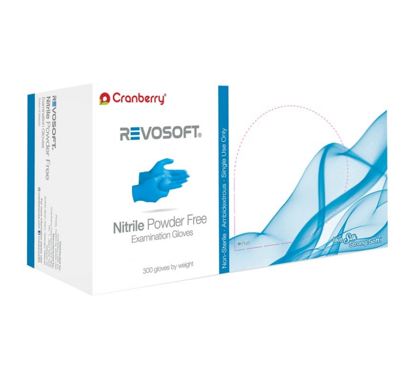 Cranberry RevoSoft Nitrile Gloves - Case – American Dental Accessories, Inc