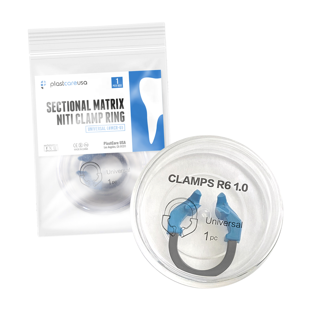 Universal Dental Matrix Bands Ring – Sectional Matrix Clamp Refills for Restorative Procedures