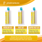 4 Tips + 2 Super Fast Set Bite Registration Material (Unflavored)