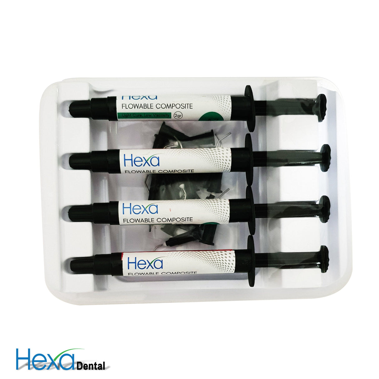 Hexa A3 Flowable Composite Light Cure , Low Viscosity (4 x 2gm Syringes + 20 Tips) - My DDS Supply