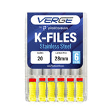 Size 20 28mm Endo K-Files, Endodontic K Files (Stainless Steel)