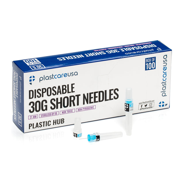 30G short sterile dental injection needles for anesthetic syringes