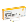 27G long sterile dental injection needles for anesthetic syringes