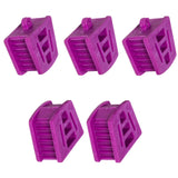 5 x Bite Block Autoclavable Silicone Mouth Props (Large - Purple)