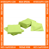2000 Lime Green 3-Ply 13x18 Dental Patient Towel Bibs by PlastCare USA - My DDS Supply