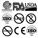 1000 Small Diamond IF35 Blue Nitrile Exam Gloves 3.5 mil (Powder & Latex Free) - My DDS Supply