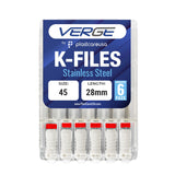 Size 45 28mm Endo K-Files, Endodontic K Files (Stainless Steel)