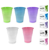 1000 Pink Plastic Disposable Ribbed Drinking Dental Cups, 5 Oz by PlastCare USA - My DDS Supply