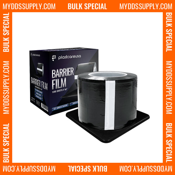 8 x Black Barrier Film, 4" x 6", 1200 Sheets (1 Case of 8 Rolls) - My DDS Supply