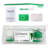 12 Pack of Green Orthodontic 5 Piece Patient Kits