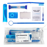 12 Pack of Blue Orthodontic 8 Piece Patient Kits