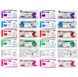 12 Assorted Orthodontic 8-Piece Patient Kits – Pre-Assembled Braces Care Packs in 6 Colors - My DDS Supply