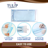 2000 5.25" x 10" Self-Sealing Sterilization Pouches by TULIP