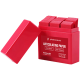 Red Articulating Paper – 55×18mm, 100 Micron Dental Occlusion Strips (300 Sheets)