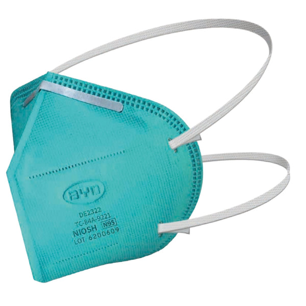 100 BYD N95 Sealed Protective Disposable Face Masks DE2322 (Blister Pack)