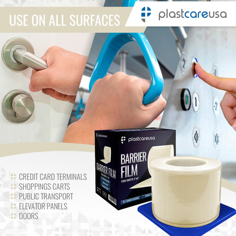 Clear Barrier Film, 4" x 6", 1200 Sheets - My DDS Supply