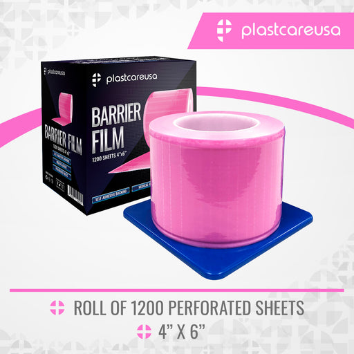 Pink Barrier Film, 4x6 1200 sheets - My DDS Supply