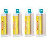 4 Unflavored Regular Set Bite Registration Material 50ml Cartridges by PlastCare USA - My DDS Supply