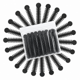 1040 Black Dental Ligature Rubber Ties Bands Braces Orthodontic Elastic, 1 Bag