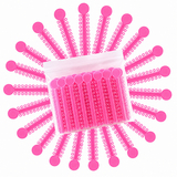 1040 Pink Dental Ligature Rubber Ties Bands Braces Orthodontic Elastic, 1 Bag