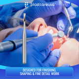 PlastCare USA FG 245 Pear-Shaped Carbide Burs – 100 Pack (10 Packs of 10) for High-Speed Handpieces - My DDS Supply