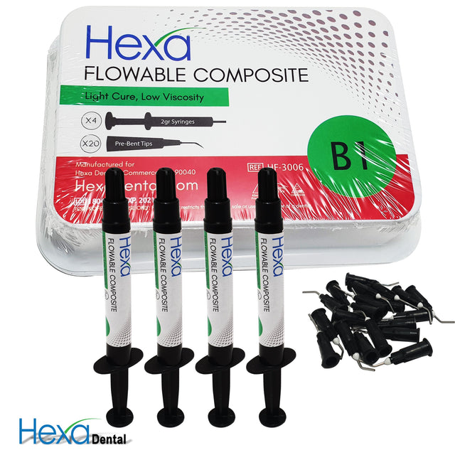 Hexa B1 low viscosity flowable dental composite