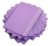 2000 Lavender 3-Ply 13x18 Dental Patient Towel Bibs (4 Case of 500)