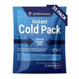 100 Bulk 5" x 6" Instant Cold Packs for Pain Relief, Swelling, Sprains (4 Cases of 25 Disposable Packs)