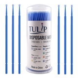 TULIP Regular Micro Applicator Brushes – Blue (2.0mm) | (4 kegs of 100) (400 Total)
