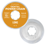 Clear Dental Power Chain (Long) – 15 ft Orthodontic Elastic Chain for Braces