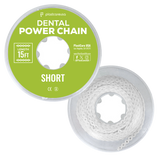Clear Dental Power Chain (Short) – 15 ft Orthodontic Elastic Chain for Braces