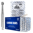 PlastCare USA RA 8 RA8 Carbide Burs - 100 Pack (10 Packs of 10) for Slow-Speed Handpieces - My DDS Supply