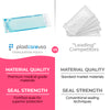 3.5" x 10" Self-Sealing Sterilization Pouches for Autoclave (Choose Quantity) by PlastCare USA - My DDS Supply