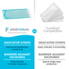 Worn Box-New - 1000 7.5" x 13" Self-Sealing Sterilization Pouches by PlastCare USA (Warehouse Deal)