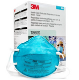 3M N95 Particulate Respirator & Surgical Mask 1860 S Series (Box of 20) (Small Size)