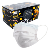 TULIP 4-Ply ASTM Level 3 White Surgical Masks (Box of 50)