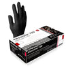 2000 XL Extra Large Aurelia Absolute Black Nitrile 3.2 mil Powder Free Examination Gloves