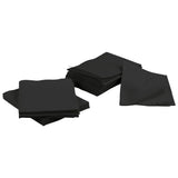 2000 Black 3-Ply Dental Patient Towel Bibs (4 Case of 500)