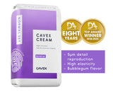 Cavex Cream Regular‑Set Alginate 500 g – Dust‑Free, Bubble‑Gum Scent, 5 µm Detail, Scannable (Pack of 2)