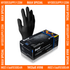 6000 Large Aurelia Bold Black Nitrile 5 mil Powder Free Examination Gloves (60 Boxes of 100) *Bulk Special*