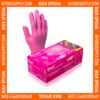 12000 Large Pink Nitrile Gloves, Aurelia Blush, 2.5 Mil (60 Boxes) *Bulk Special* - My DDS Supply