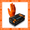 6000 Medium Aurelia Ignite 7 mil Orange Heavy Duty Grip Diamond Texture Nitrile Gloves (60 Boxes) *Bulk Special*