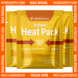 100 5" x 6" Instant Heat Packs for Pain Relief, Muscles, Sprains (4 Cases of 25)