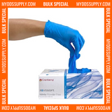 18000 Large Cranberry Revosoft Nitrile Powder-Free Examination Gloves (60 Box of 300) *Bulk Special*