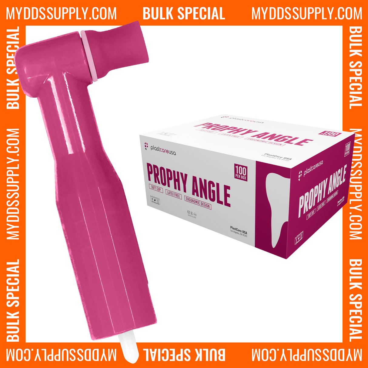 2000 Prophy Angles Soft Cup, Disposable & Latex Free, (20 Boxes of 100) *Bulk Special*