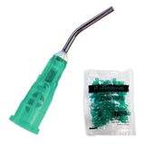 2000 Green Flow Pre-Bent Applicator Needle Tips, 21 Gauge (20 Bags of 100)