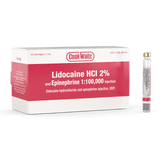 Dental Local Anesthetic – Lidocaine HCl 2% w/ Epinephrine 1:100,000 | 1.7 mL Cartridges – 50/Box - My DDS Supply