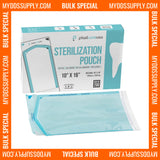 10,000 10" x 16" Self-Sealing Sterilization Pouches for Autoclave by PlastCare USA *Bulk Special* - My DDS Supply