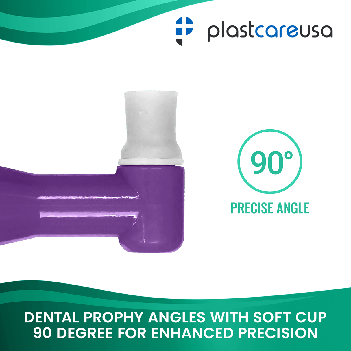 500 Prophy Angles Soft Cup, Disposable & Latex Free, (5 Boxes of 100)